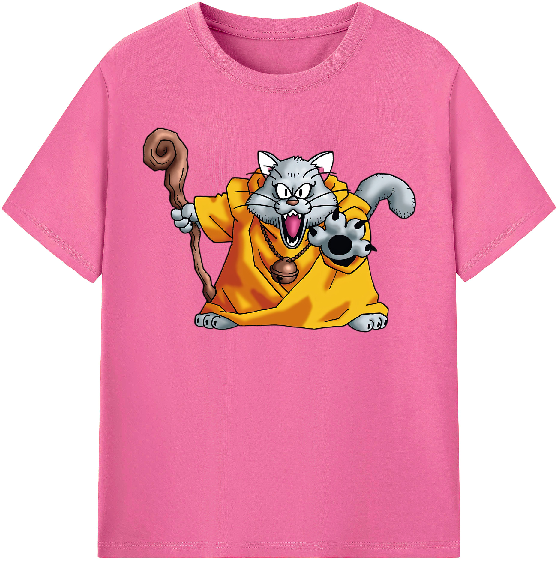 （画像用） ドラゴンクエスト Doragon Kuesuto Dragon Quest レディースカジュアルプリントTシャツ（綿100％）